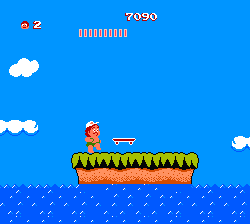 Adventure Island NES screenshot 2