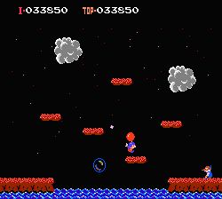 Ballon Fight NES screenshot 2