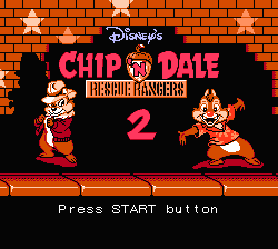 Chip 'n Dale Rescue Rangers 2 NES screenshot 1