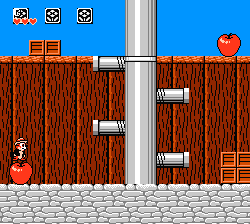 Chip 'n Dale Rescue Rangers NES screenshot 1