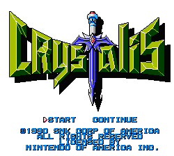 Crystalis NES screenshot 1