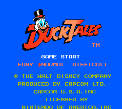 Duck Tales NES screenshot 1