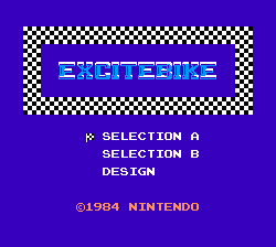 Excitebike NES screenshot 1