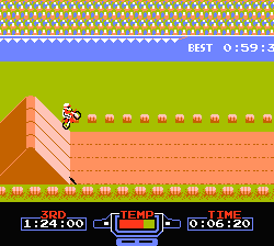 Excitebike NES screenshot 2