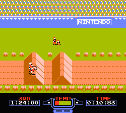 Excitebike NES screenshot 3