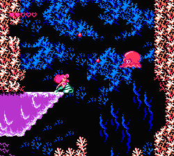 Little Mermaid NES screenshot 1