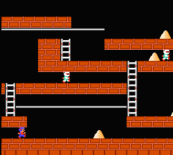 Lode Runner NES screenshot 2