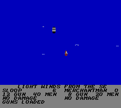 Pirates! NES screenshot 1