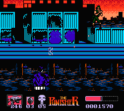 Punisher NES screenshot 1