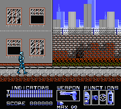 Robocop NES screenshot 1