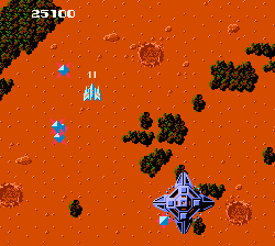 Terra Cresta NES screenshot 1