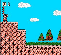 Whomp'Em NES screenshot 1