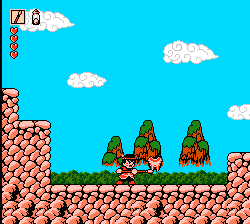 Whomp'Em NES screenshot 2