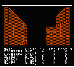 Wizardry - Proving Grounds of the Mad Overlord и Wizardry - The Knight of Diamonds NES screenshot 2